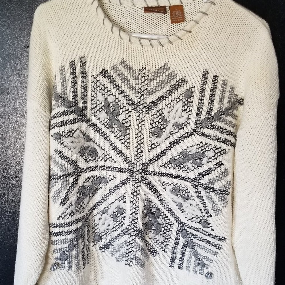 High Sierra II Knit Snowflake Sweater